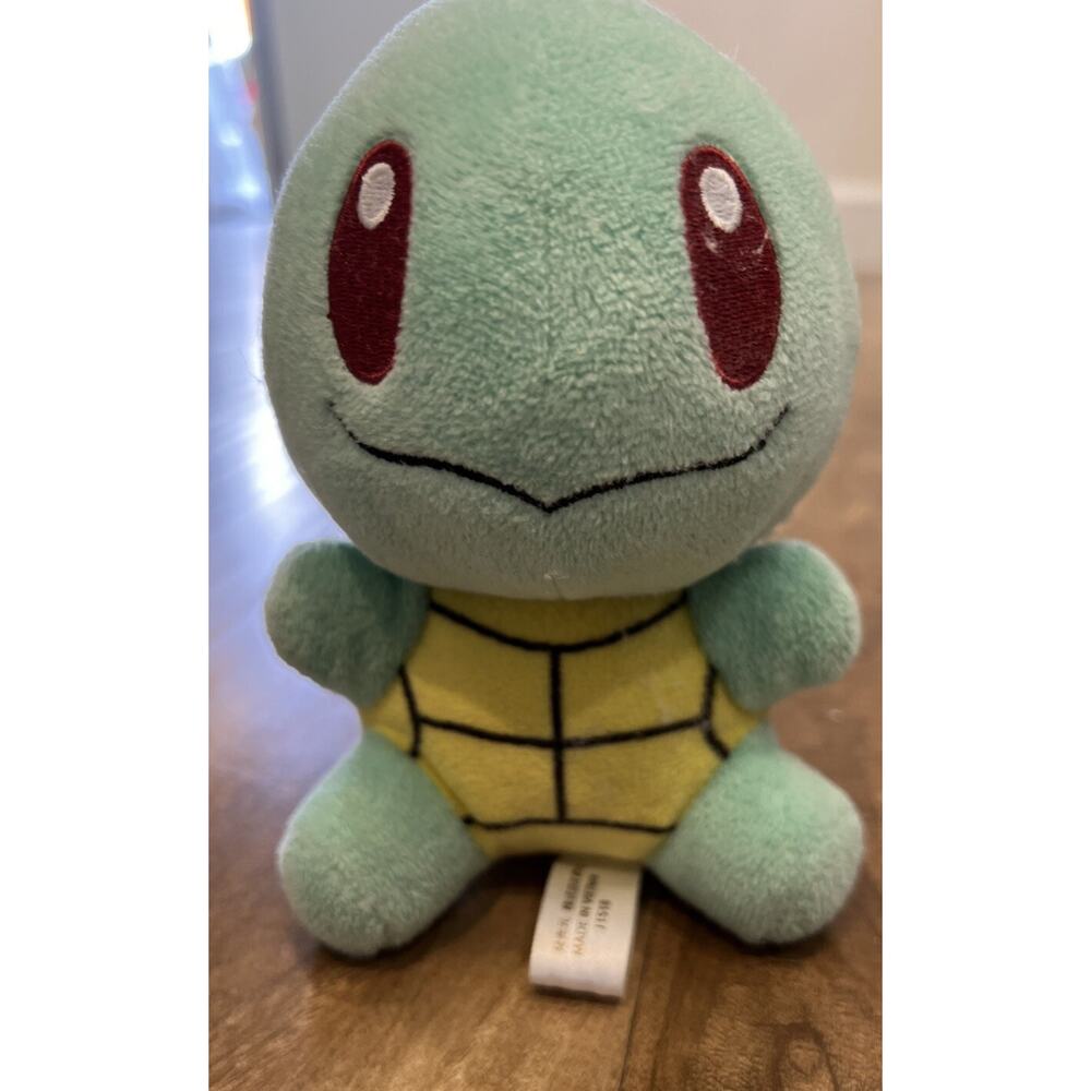 Pokemon Center Squirtle Schiggy 2018 Soft Stuffed Plush Toy Doll 6”